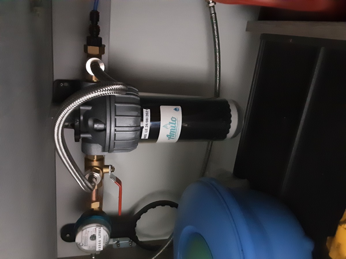 Filtre purificateur et vitaliseur d'eau Habitation Amilo - Système